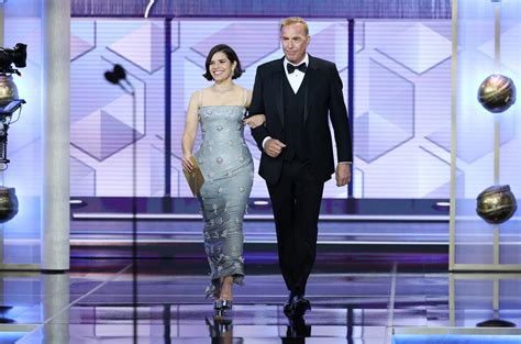 america ferrera and kevin costner|kevin costner golden globes 2024.